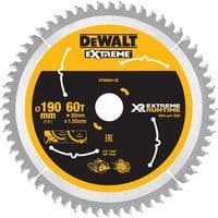DT99564-QZ - DEWALT - DT99564-QZ - 190mm x 60T x 30mm XR Extreme Runtime Circular Saw Blade