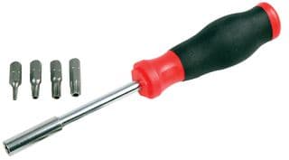 D03244 - DURATOOL - D03244 - Screwdriver Bit Holder / Handle & Torx Set, 5 Piece