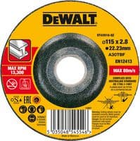 DT43910-QZ - DEWALT - DT43910-QZ - 4 1/2" (115mm x 2.8mm x 22.23mm) Angle Grinder Metal Cutting Disc