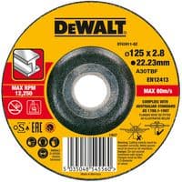 DT43911-QZ - DEWALT - DT43911-QZ - 5" (125mm x 2.8mm x 22.23mm) Angle Grinder Metal Cutting Disc