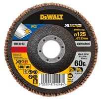 DT99584-QZ - DEWALT - DT99584-QZ - 5" (125mm x 22.23mm) Angle Grinder XR FlexVolt 60 Grit Flap Disc