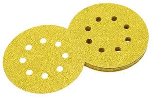 DT3101-QZ - DEWALT - DT3101-QZ - 125mm 8 Holes 40 Grit Sanding Discs, 10 Pack