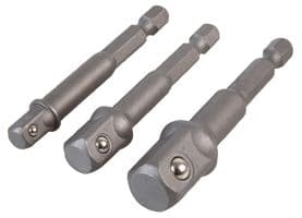 415-3 - DURATOOL - 415-3 - Extension Bar Set, Chrome 3 Pieces
