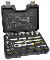 T4662 - CK TOOLS - T4662 - Sure Drive Socket Set, 24Pcs Of Sure 1/2" Sockets