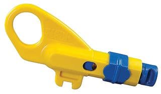 VDV110-295 - KLEIN TOOLS - VDV110-295 - Cable Stripper, RG59/RG6Q Coaxial & CAT3/CAT5/5e/CAT6/6A Ethernet Cables, Radial, 6.4mm to 7.9mm
