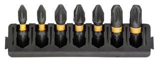 DT70812-QZ - DEWALT - DT70812-QZ - SCREWDRIVING SET , PZ 25MM, 7PC