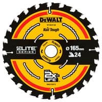 DT10624-QZ - DEWALT - DT10624-QZ - 165mm x 20mm Extreme Cordless TCT Circular Saw Blade 24T