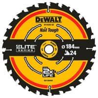 DT10302-QZ - DEWALT - DT10302-QZ - 184mm x 24T x 16mm Extreme TCT Circular Saw Blade