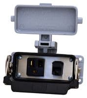 8000-0100/1000-0354 - WAGO - 8000-0100/1000-0354 - METAL ENCLOSURE, 1PORT, CAT 5E ENET