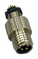 854-B05-103RLS4 - NORCOMP - 854-B05-103RLS4 - SENSOR CONN, M8, 5POS, PLUG, CABLE