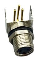 857-003-213R004 - NORCOMP - 857-003-213R004 - SENSOR CONN, R/A M8, 3POS, RCPT, PANEL