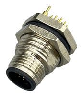 860-017-1G3R004 - NORCOMP - 860-017-1G3R004 - SENSOR CONN, M12, 17POS, PLUG, PANEL