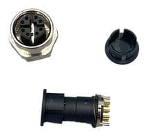 862-X08-213R001 - NORCOMP - 862-X08-213R001 - SENSOR CONN, M12, 8POS, RCPT, PCB