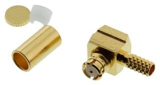 SMP-FR-C08-1. - AMPHENOL RF - SMP-FR-C08-1. - RF COAX, SMP, PLUG, 50 OHM, R/A, CABLE
