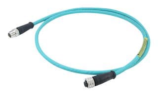 1203410812 - MOLEX / WOODHEAD - 1203410812 - SENSOR CORD, 8P M12 PLUG-4P M12 RCPT, 1M