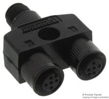 DEL-1200680228 - MOLEX - DEL-1200680228 - IN-LINE SPLITTER, M12, 3PORT, CABLE