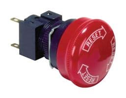 A165E-S-01 - OMRON STI - A165E-S-01 - EMERGENCY STOP SW, SPST-NC, 125V, SOLDER
