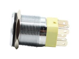FWM22-FJ6-S0M2 - MALLORY - FWM22-FJ6-S0M2 - SWITCH SPST 22MM 20A FLAT STK £ 10AN2626