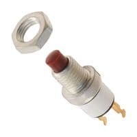 30-601 RED. - GRAYHILL - 30-601 RED. - PB SWITCH, SPST, 0.15A, 5VDC, PANEL