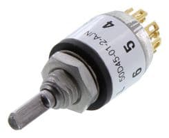 50D45-01-2-AJN - GRAYHILL - 50D45-01-2-AJN - SWITCH, ROTARY, DP4T, 200mA, 220V