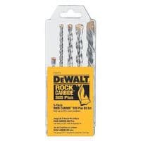 DW5470 - DEWALT - DW5470 - 5 Piece Rock Carbide Hammer Drill Bit Set