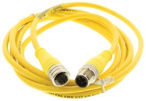 1200660271 - MOLEX - 1200660271 - SENSOR CORD, 4P, M12 RCPT-PLUG, 2M
