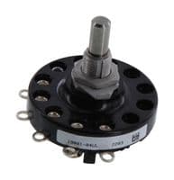 19001-04UL.. - GRAYHILL - 19001-04UL.. - SWITCH, ROTARY, SP4T, 15A, 120V