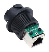 ROP-5SRFFH-TCU7001 - AMPHENOL LTW - ROP-5SRFFH-TCU7001 - MOD COUPLER, SHLD RJ45 JACK, 8P8C, CAT5E