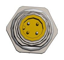 MPM12A04I12AR01. - NORCOMP - MPM12A04I12AR01. - SENSOR CORD, 4P M12 PLUG-FREE END, 12"