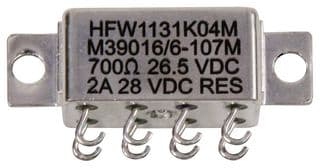 HFW1131K04M - CII - TE CONNECTIVITY - HFW1131K04M - RELAY, SIGNAL, DPDT, 28VDC, 2A