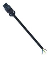 ELC1001PBUL - NVENT HOFFMAN - ELC1001PBUL - CABLE, POWER, EL LED, BLACK, 1M