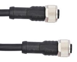 M12A04FL-12AFL-SD002 - AMPHENOL LTW - M12A04FL-12AFL-SD002 - CBL ASSY, 4P M12 RECPT-RECPT, 2M