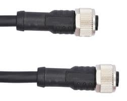 M12A05FL-12AFL-SDA05 - AMPHENOL LTW - M12A05FL-12AFL-SDA05 - CBL ASSY, 5P M12 RECPT-RECPT, 500MM