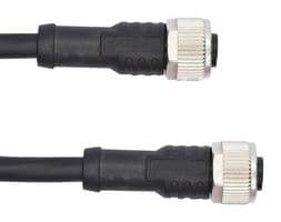 M12A08FL-12AFL-SB002 - AMPHENOL LTW - M12A08FL-12AFL-SB002 - CBL ASSY, 8P M12 RECPT-RECPT, 2M