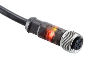 LM12A-05BFFM-SL8B01 - AMPHENOL LTW - LM12A-05BFFM-SL8B01 - CABLE ASSY, 5P M12 RCPT-FREE END, 3.3FT