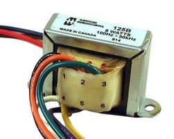 125B - HAMMOND - 125B - AUDIO FREQ XFMR, 1:6, 25KOHM/15 OHM, 5W