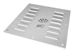 1481L88 - HAMMOND - 1481L88 - LOUVEREDVENTILATING PLATE, GRAY, STEEL