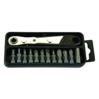 GSD-134 - DURATOOL - GSD-134 - 13 Piece Right Angle Pocket Ratchet Set