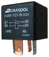 DG85F-7021-76-1024 - DURAKOOL - DG85F-7021-76-1024 - AUTOMOTIVE RELAY, SPDT, 24VDC, 60A