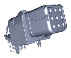 D369-G99-NS4 - DEUTSCH - TE CONNECTIVITY - D369-G99-NS4 - WTB CONN, RCPT, 9POS, 3ROW, 2.54MM