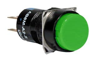 AB6M-M1P-G - IDEC - AB6M-M1P-G - PUSHBUTTON SW, SPDT, 1A, 120V, SOLDER/QC