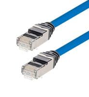 TRD628AP-BLU-14 - L-COM - TRD628AP-BLU-14 - PATCH CORD, RJ45 PLUG-PLUG, CAT6A, 14FT