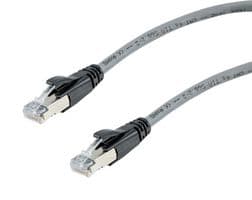 TRD626ASP-GRY-2F - L-COM - TRD626ASP-GRY-2F - ENET CABLE, CAT6A, RJ45 PLUG-PLUG, 24"