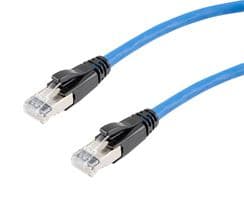 TRD626ASR-BLU-2F - L-COM - TRD626ASR-BLU-2F - ENET CABLE, CAT6A, RJ45 PLUG-PLUG, 24"
