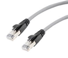 TRD626ASR-GRY-15F - L-COM - TRD626ASR-GRY-15F - ENET CABLE, CAT6A, RJ45 PLUG-PLUG, 15FT