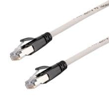 TRD626ASR-WHT-2F - L-COM - TRD626ASR-WHT-2F - ENET CABLE, CAT6A, RJ45 PLUG-PLUG, 24"