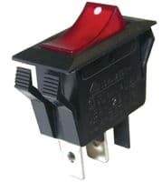 SPC21177 - MULTICOMP PRO - SPC21177 - SWITCH, ROCKER ILLUMINATED, SPST, 15A, 250V, RED