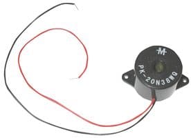 PK-20N38WQ - MALLORY - PK-20N38WQ - TRANSDUCER, PIEZO, 3.8KHZ, 85DB, 28VDC