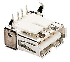 896-43-004-90-000000 - MILL-MAX - 896-43-004-90-000000 - USB, 2.0 TYPE A, RECEPTACLE, TH