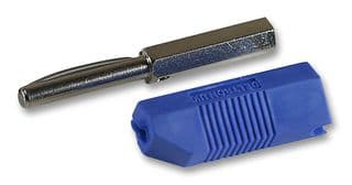 553-0200 - DELTRON COMPONENTS - 553-0200 - BANANA PLUG, 16A, SCREW, BLUE